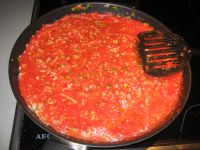 Hackfleisch-Tomaten-'Paprika Soße